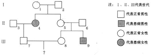 下图是某家族白化病遗传系谱图.请据图回答