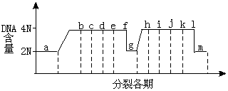 下图为细胞周期中dna含量变化的曲线图,据图回答